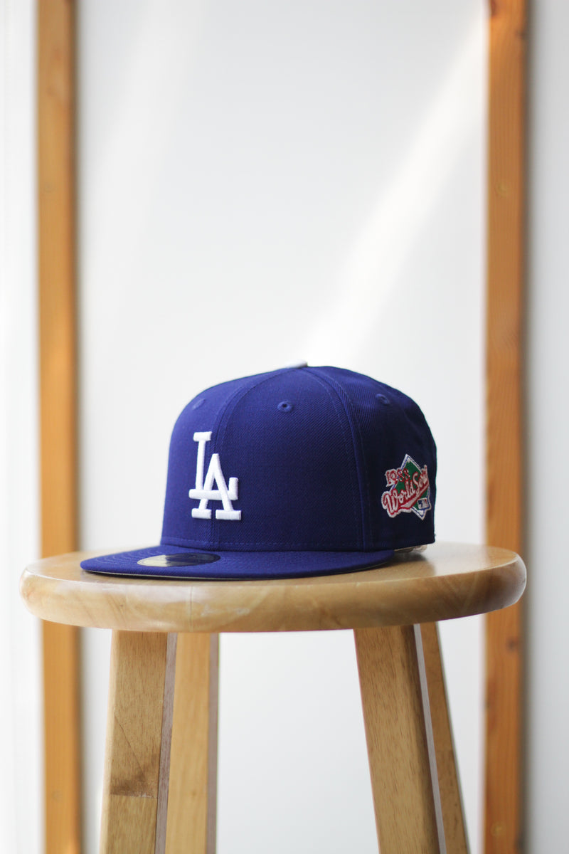 1988 LOS ANGELES DODGERS ROYAL FITTED W/ GREY UNDER VISOR