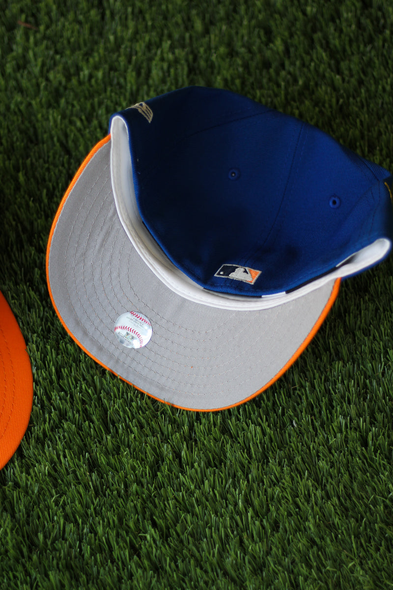 2000 DETROIT TIGERS BLUE AZURE TWO-TONE FITTED W/ GREY UNDER VISOR