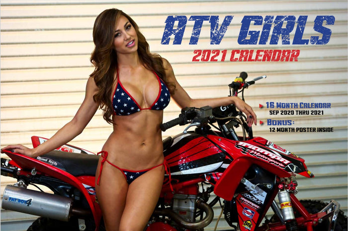 2021 ATV GIRLS CALENDAR WITH FREE POSTER 50% OFF FREE SHIPPING