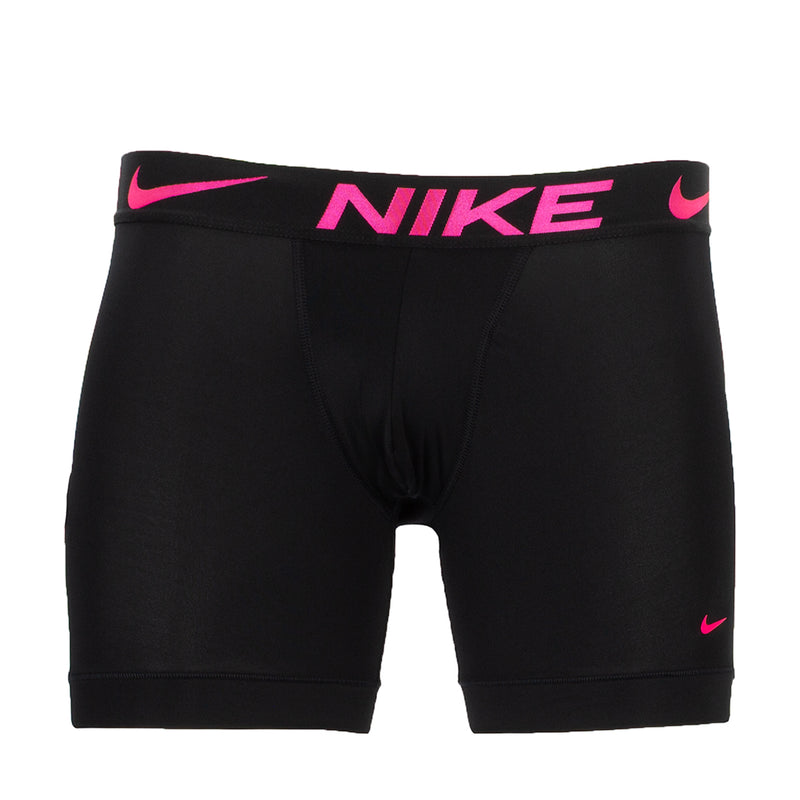 Black Nike micro boxer briefs with pink Nike waistband logo
