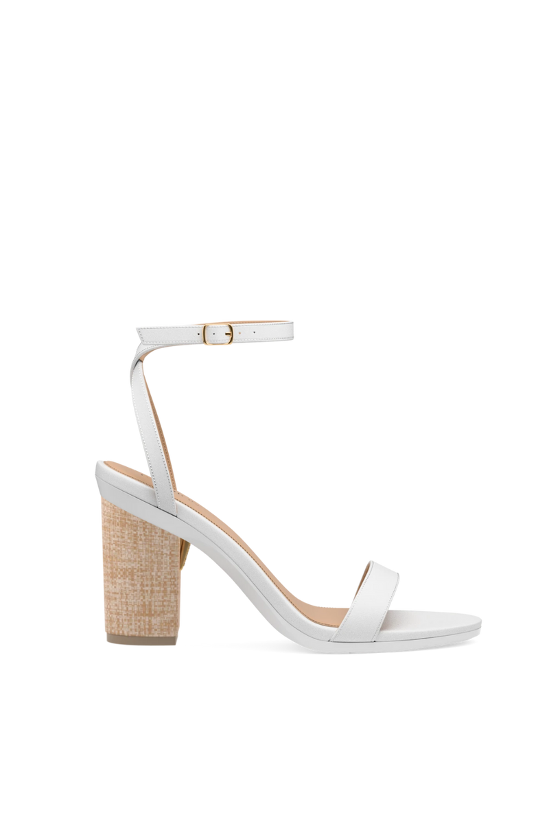 4 Inch Block Heel Kit Raffia