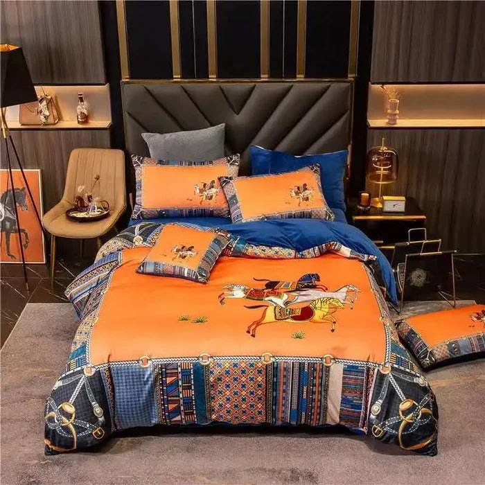 4-Piece Sateen Bedding Set (Basile)