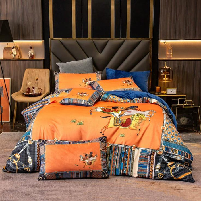 4-Piece Sateen Bedding Set (Basile)