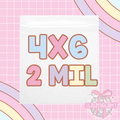 4x6 Polypropylene Bags- 2 MIL
