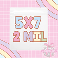 5x7 Polypropylene Bags- 2 MIL