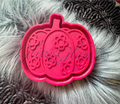 Pumpkin w/ Cute Flowers Silicone Mold