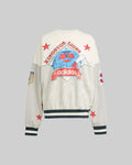 ADIDAS ARCHIVE BASEBALL SWEATSHIRT "GREY TWO/CLOUD WHITE"