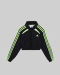 ADIDAS TEAMGEIST ADICOLOR CROPPED VEST "BLACK/SIGNAL GREEN"