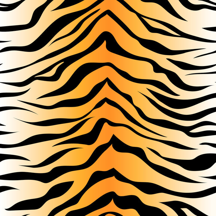 African Animal Fabric, Tiger Print Strip Fabric, Cotton or Fleece 3833 - Beautiful Quilt