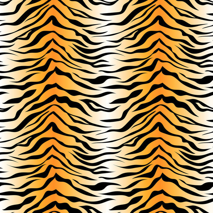 African Animal Fabric, Tiger Print Strip Fabric, Cotton or Fleece 3833 - Beautiful Quilt