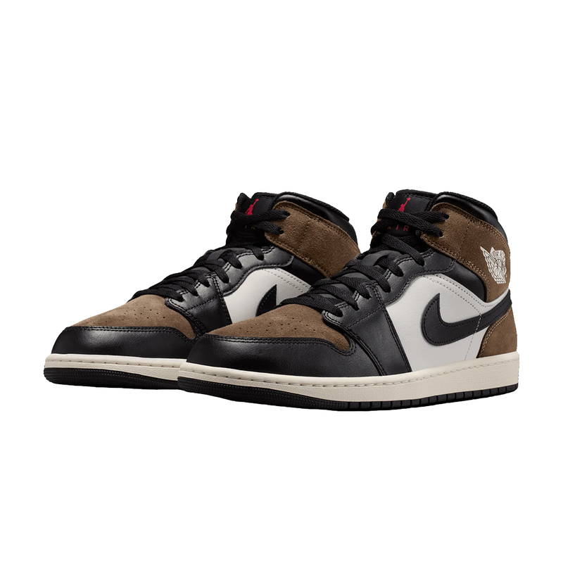 AIR JORDAN 1 MID BLACK / PHANTOM