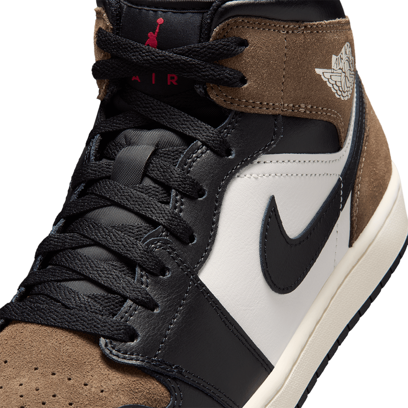 AIR JORDAN 1 MID BLACK / PHANTOM