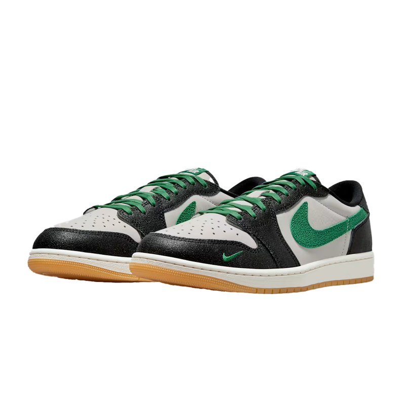 AIR JORDAN 1 RETRO LOW OG "PHANTOM AND PINE GREEN"