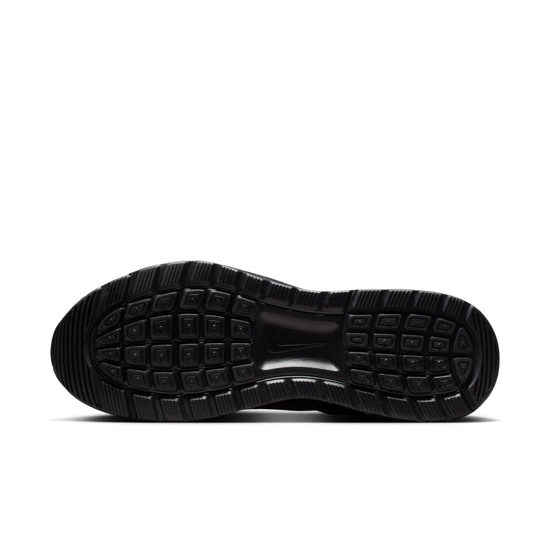 Men's black rubber outsole for sneakers with deep tread pattern