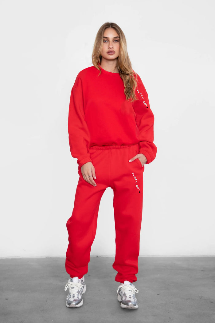 Alpha Chi Omega Cloud Fleece Joggers - ALPHA CHI