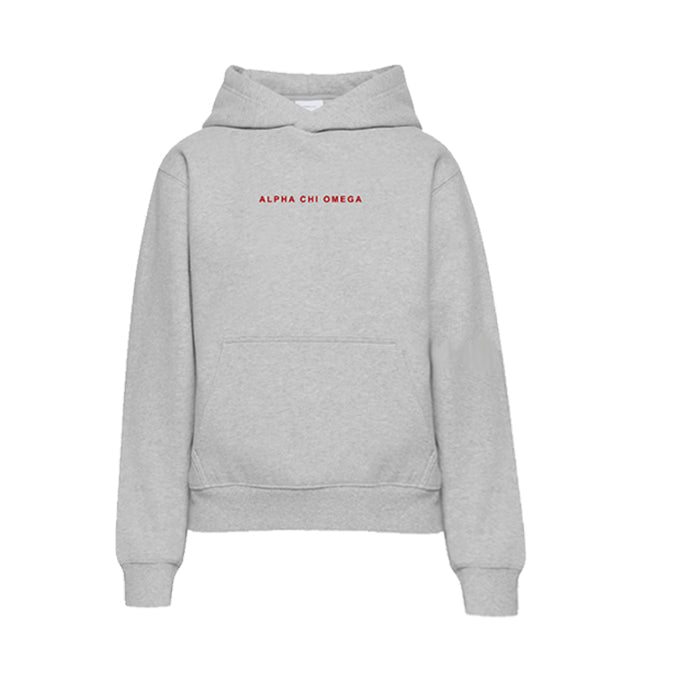 Alpha Chi Omega Fave Fit Hoodie - Wordmark