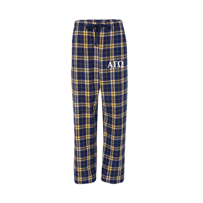 Alpha Gamma Omega Flannel Pants