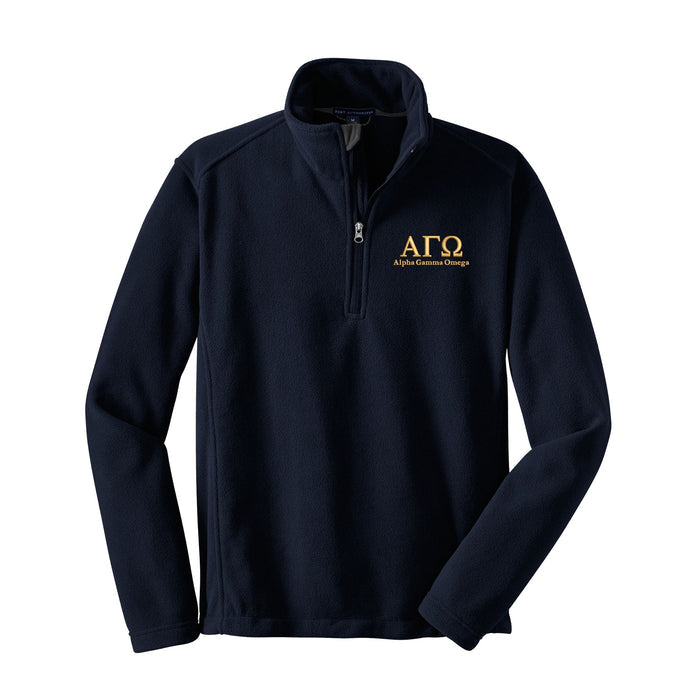 Alpha Gamma Omega Fleece Pullover