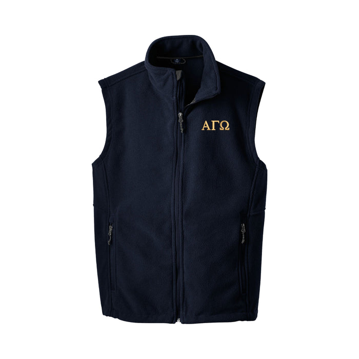 Alpha Gamma Omega Fleece Vest