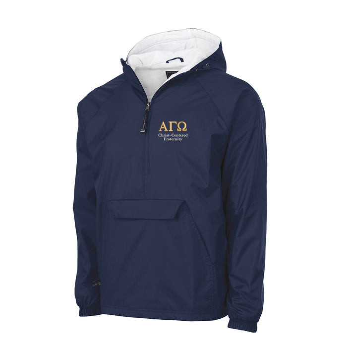 Alpha Gamma Omega Lined Windbreaker -Christ Centered Fraternity