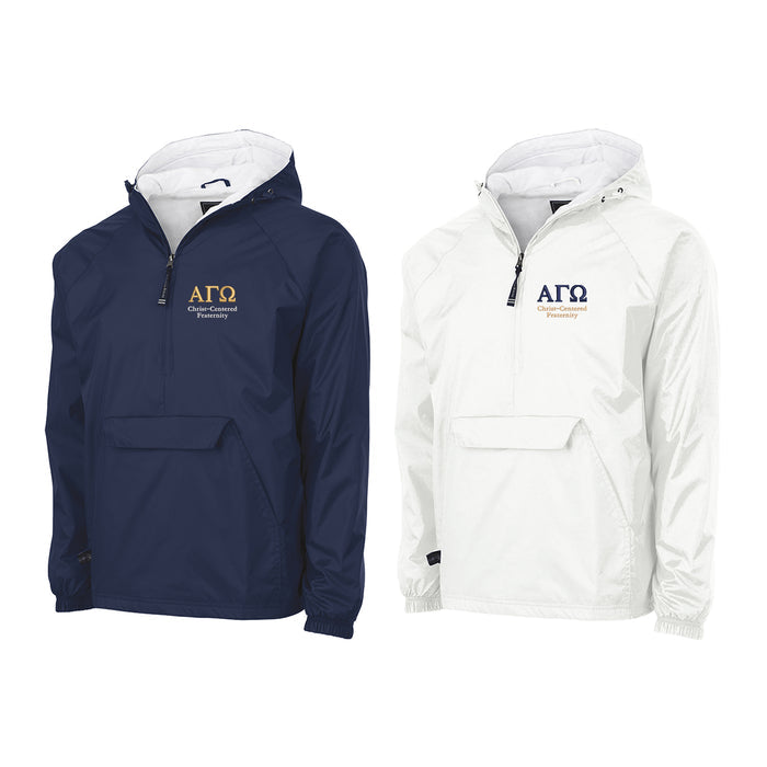 Alpha Gamma Omega Lined Windbreaker -Christ Centered Fraternity