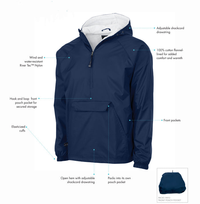 Alpha Gamma Omega Lined Windbreaker -Christ Centered Fraternity