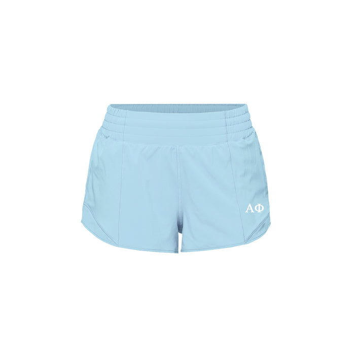 Alpha Phi lululemon Hotty Hot High-Rise Lined Short 2.5" - Proud Cloud