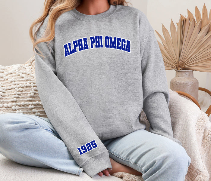 Alpha Phi Omega Varsity Crewneck 1925