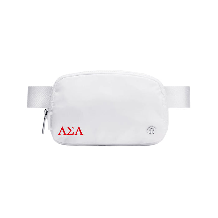 Alpha Sigma Alpha lululemon Everywhere Belt Bag - White
