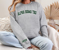 Alpha Sigma Tau Varsity Crewneck 1899