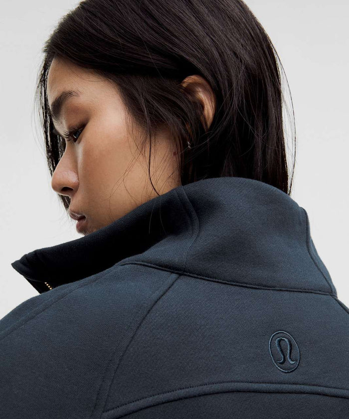 Alpha Xi Delta lululemon Scuba Oversized Funnel-Neck Half Zip - True Navy