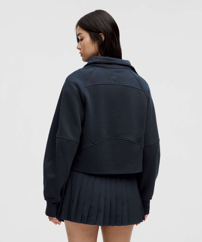 Alpha Xi Delta lululemon Scuba Oversized Funnel-Neck Half Zip - True Navy