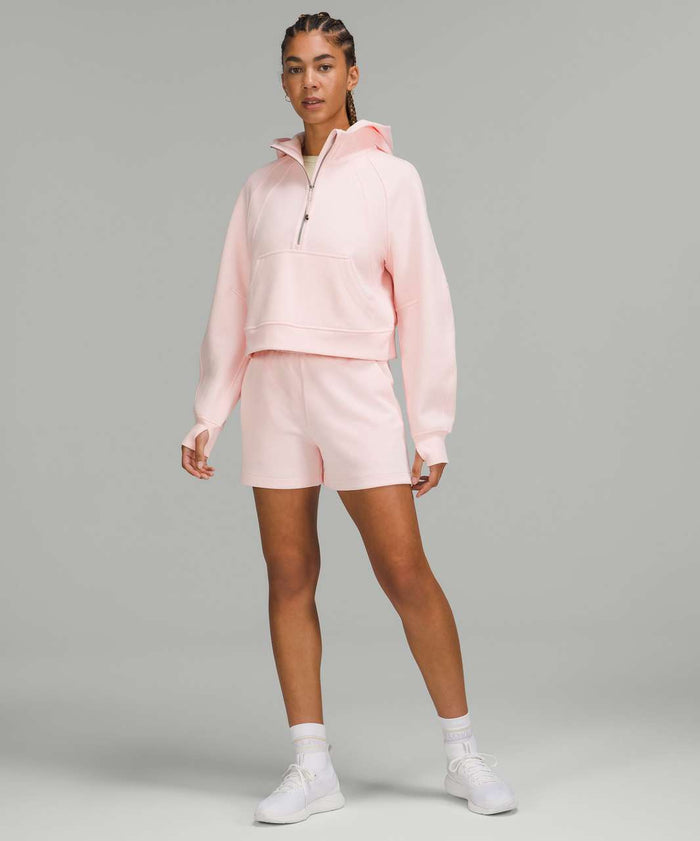 Alpha Xi Delta lululemon Scuba Oversized Half-Zip Hoodie - Blissful Pink