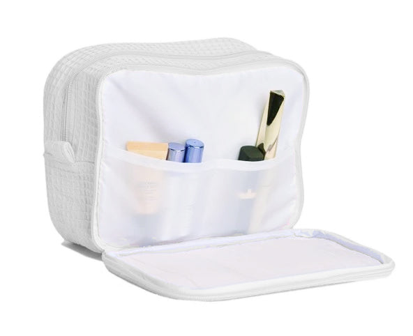 Alpha Xi Delta Waffle Weave Cosmetic Bag