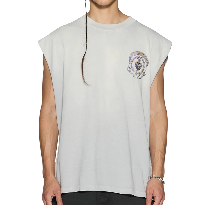 ANGUISH CUT OFF TANK KRETE GREY