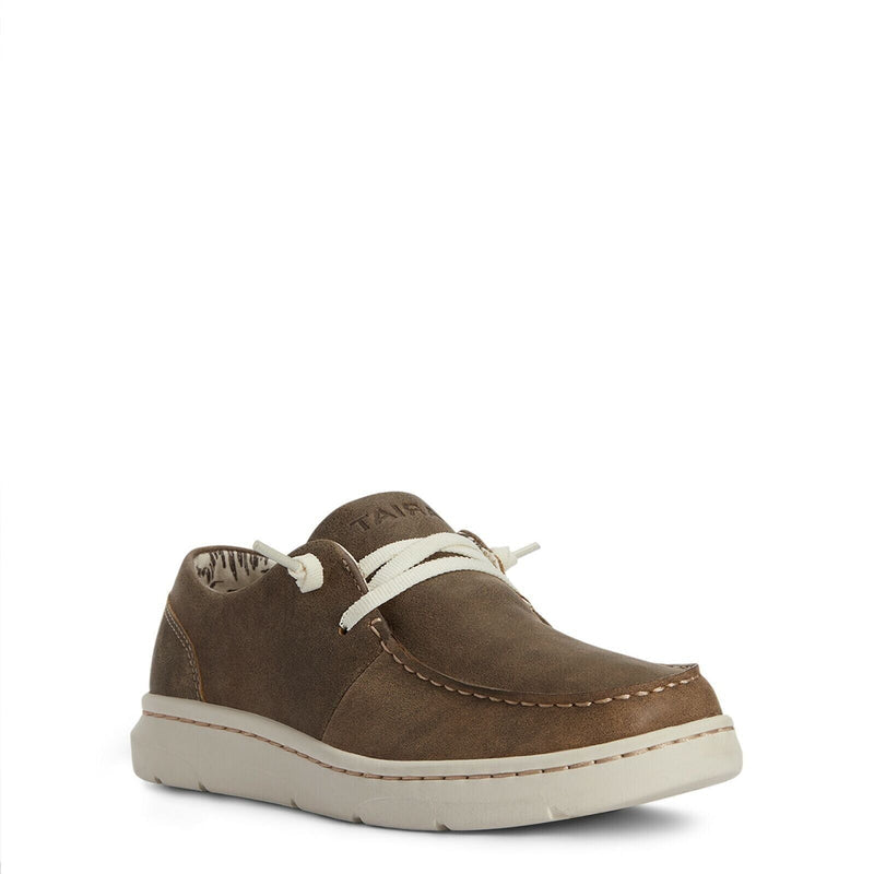 Ariat Ladies Hilo Brown Bomber Lace up Shoes 10038484 Wide Width BRAND NEW - AllSportsWearUSA