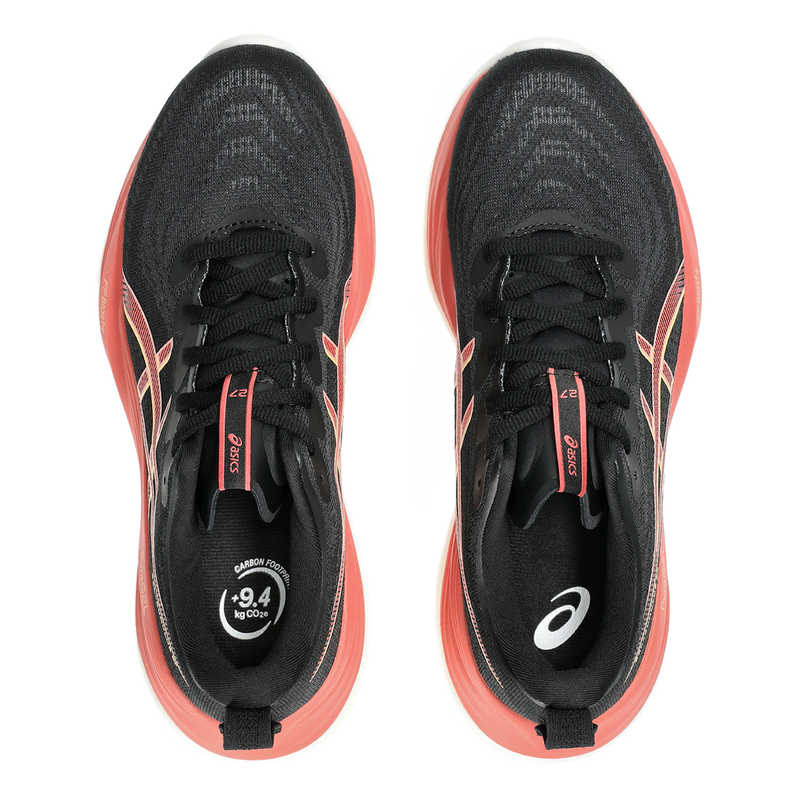 Asics Gel Cumulus 27 Black - Orange Glow