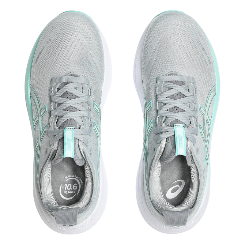 Asics Gel Nimbus 27 Piedmont Grey - Illuminate Mint