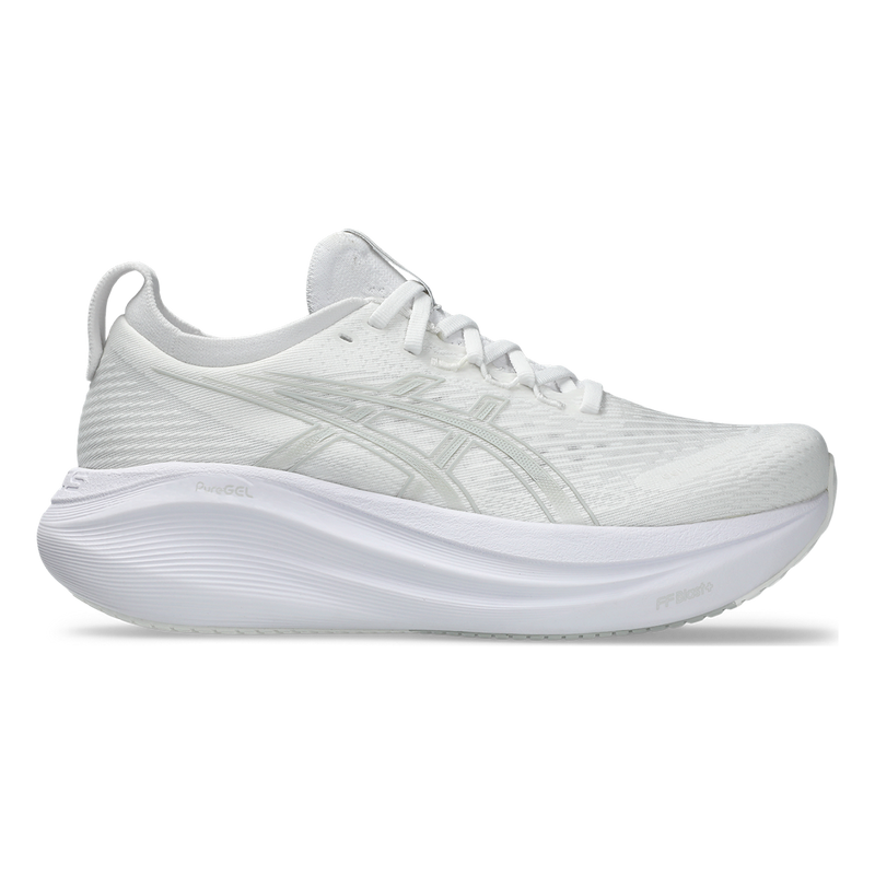 Asics Gel Nimbus 27 White - Glacier Grey