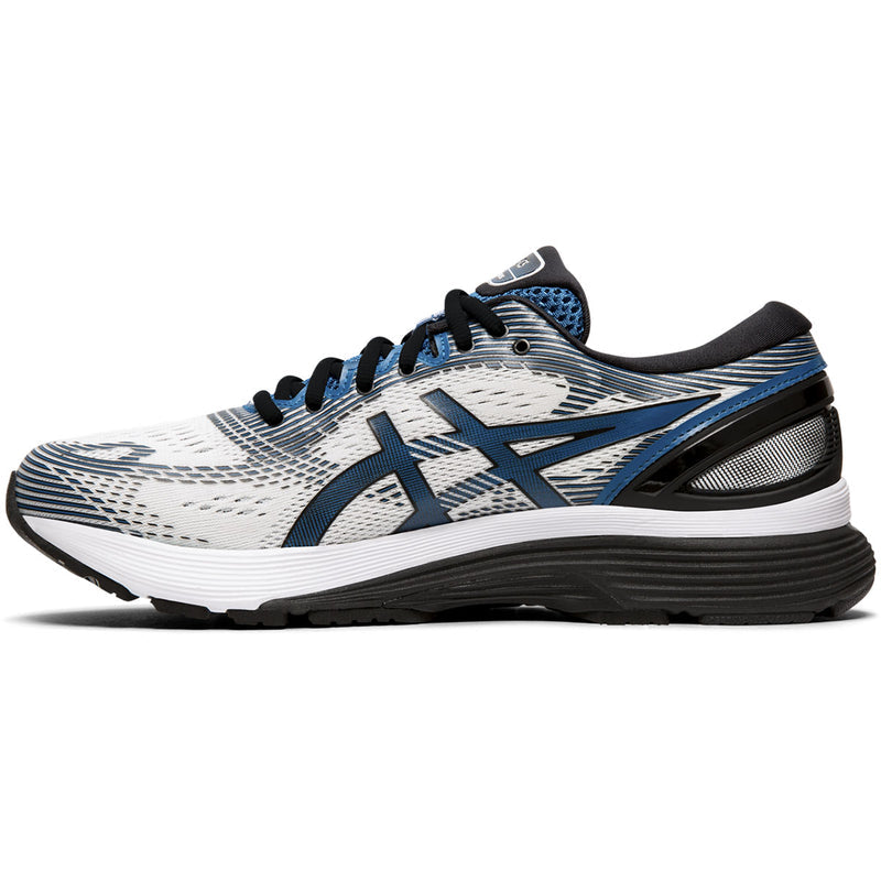 Asics Nimbus 21 - White - Deep Sapphire