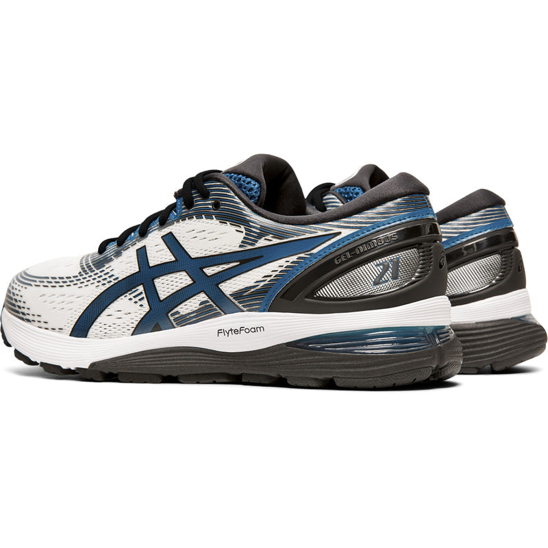 Asics Nimbus 21 - White - Deep Sapphire