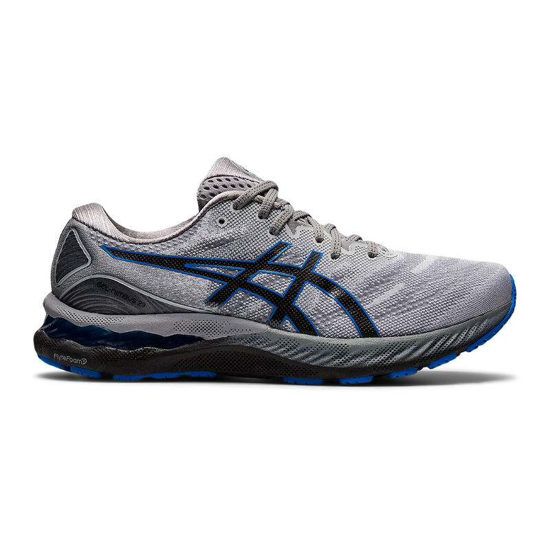 Asics Nimbus 23 - Piedmont Grey - Electric Blue