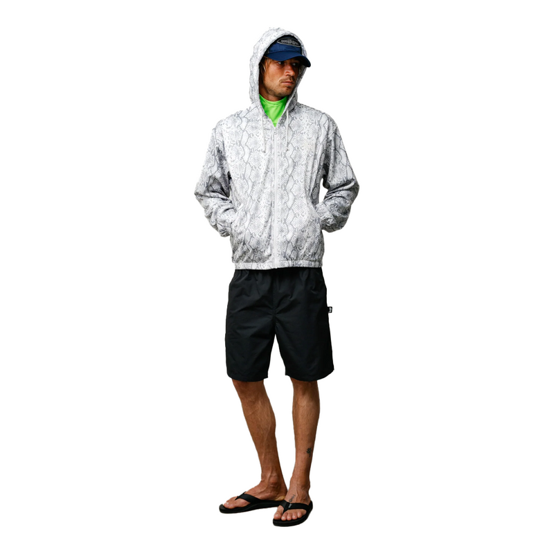 ATHLETIC MESH ZIP HOODIE SNAKE