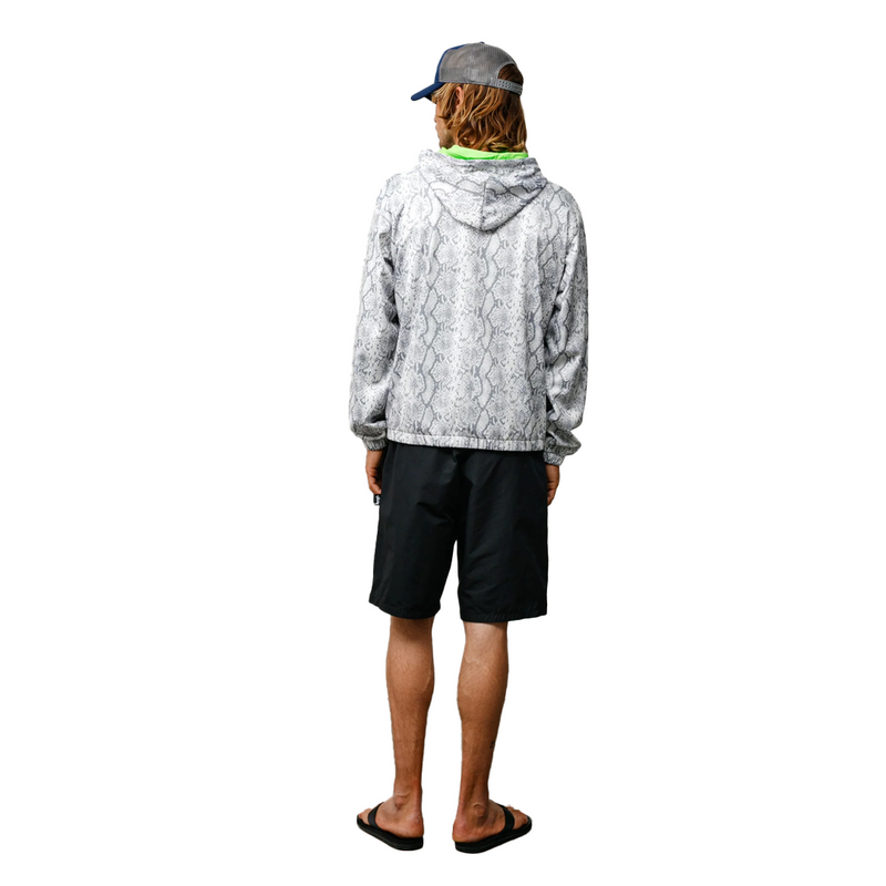 ATHLETIC MESH ZIP HOODIE SNAKE