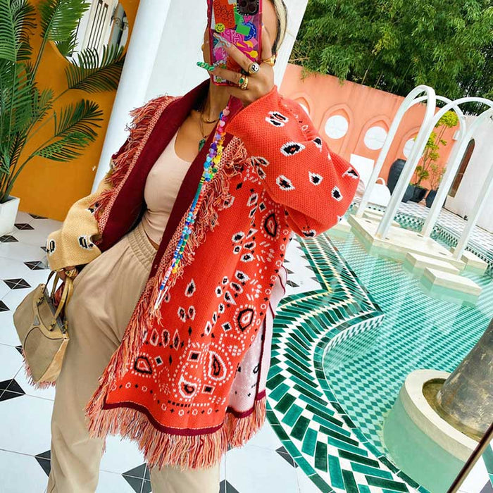 Auburn Leotie Oversized Cardigan Jacket