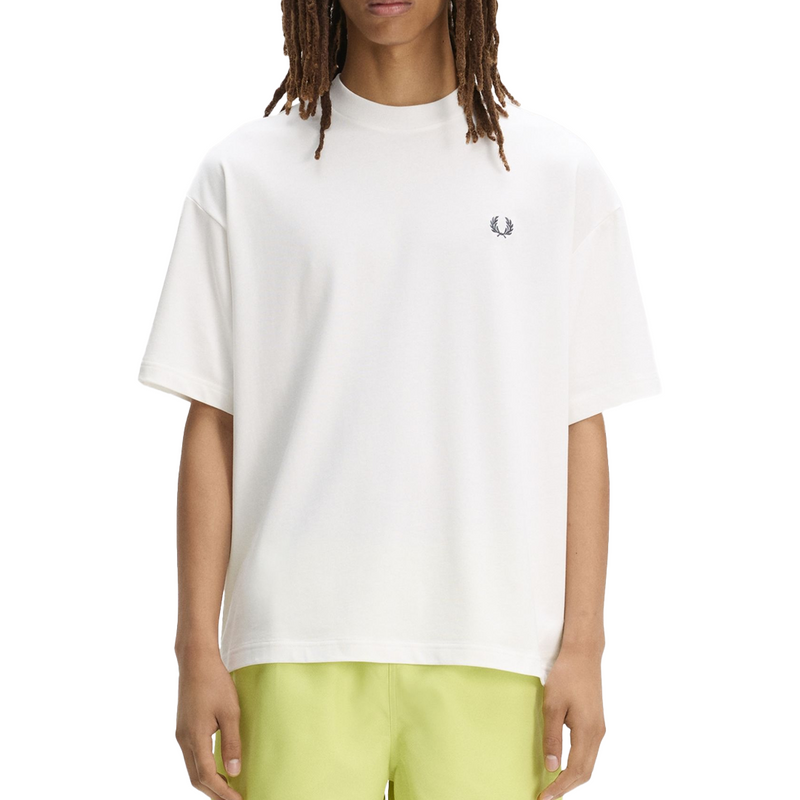 BACK PRINT LAUREL WREATH T-SHIRT SNOW WHITE