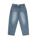 BAGGY DENIM PANTS SANDBLASTED INDIGO