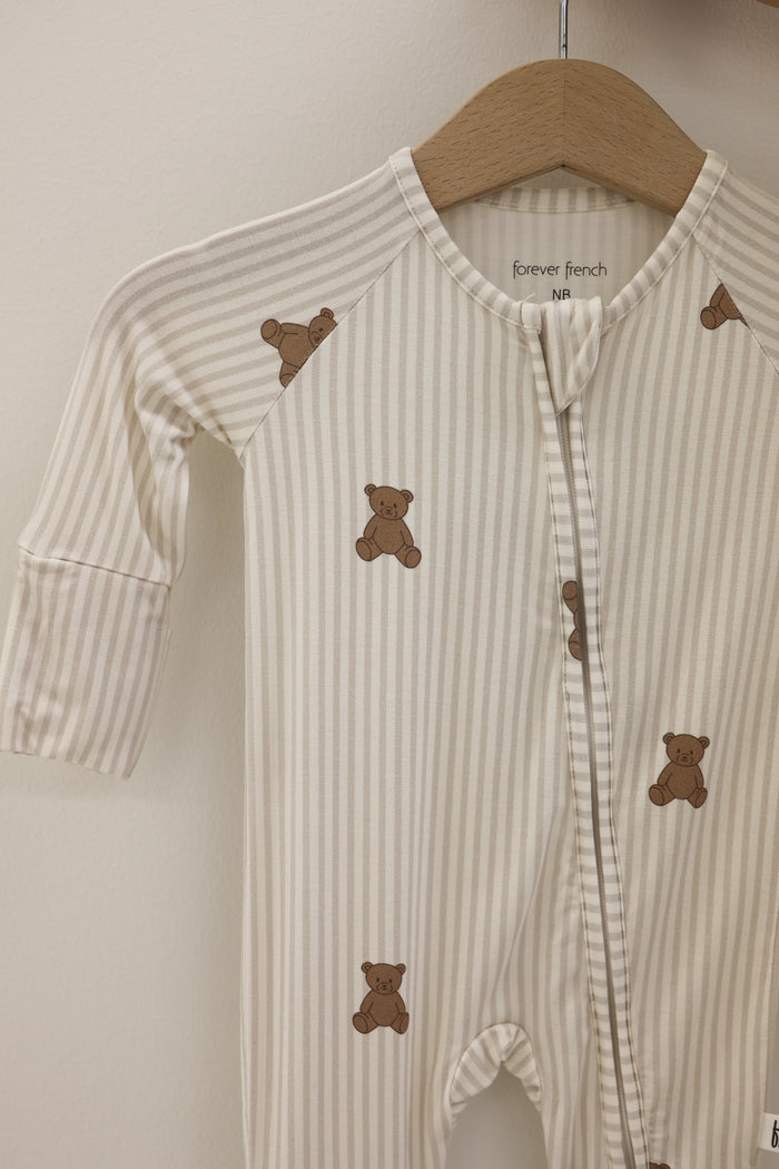 Bamboo Zip Pajamas | Teddy