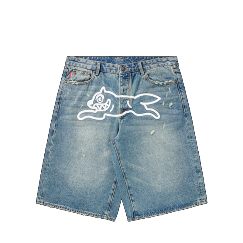 BASKIN JEAN SHORT BLUE FUDGE