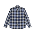 BEACH OMBRE PLAID SHIRT BLACK